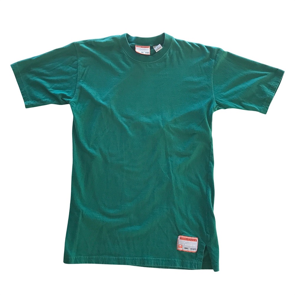 Bugle Boy Authentics Hi Tech Survival Apparel Green Cotton T-Shirt Mens S